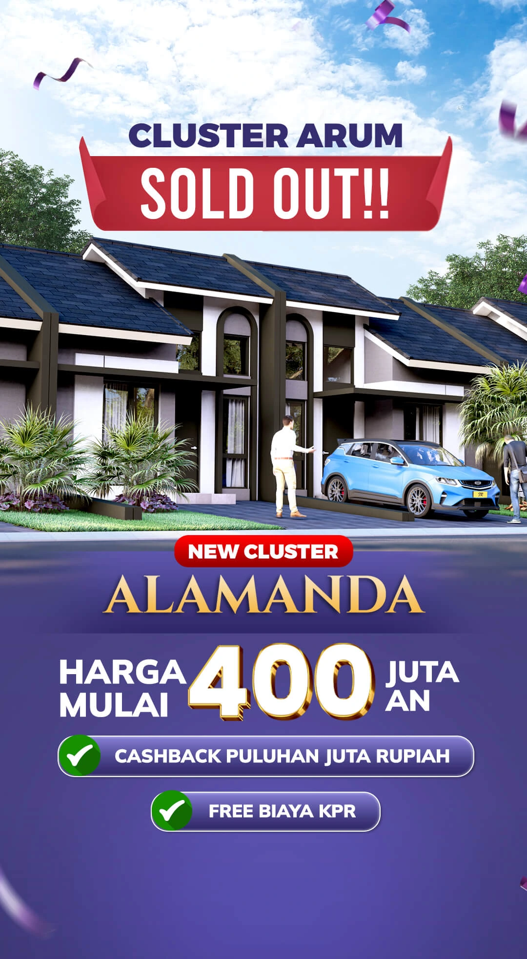 Cluster Alamanda Amara Village parung Panjang